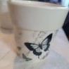 Cache pot papillon