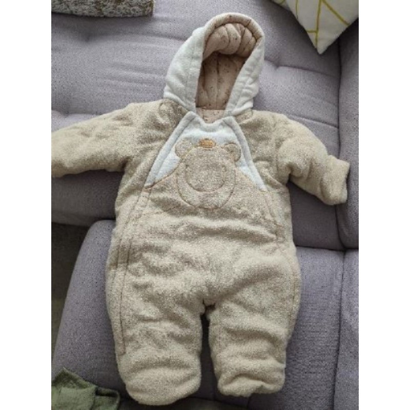 combi-pilote pour bébé en polaire taille 6 mois