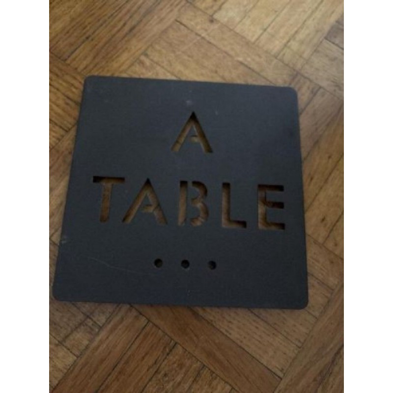 Dessous de plat À Table 
