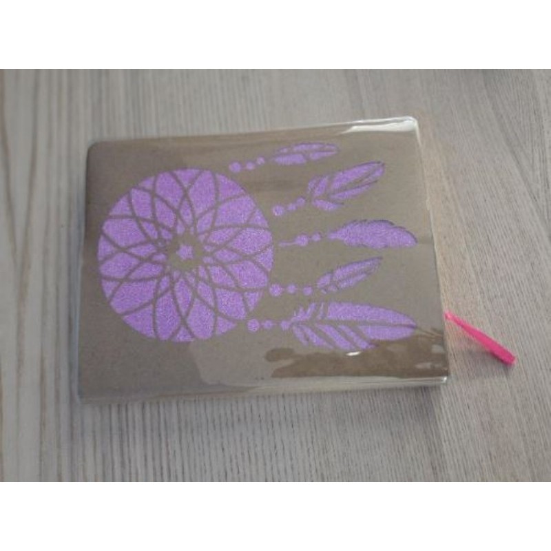 CARNET MOTIF PLUME