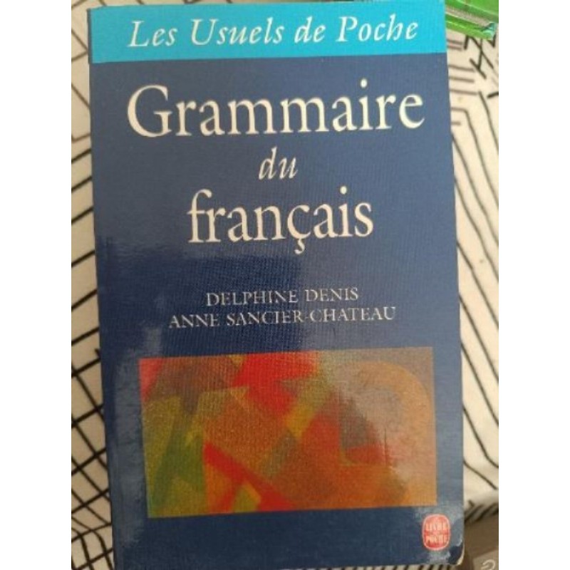 Livre grammaire du français poche