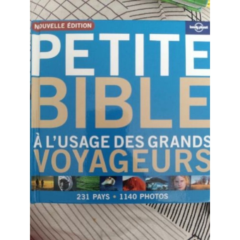 Livre petite bible à l'usage des grands voyageurs