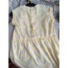 Robe fleurie jaune 3 ans 
