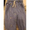 Pantalon bleu en coton fleuri 2 à 3 ans I