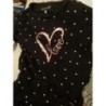 Robe noire à manches longues 3 ans love A