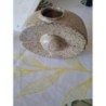 Vase en grès soliflore