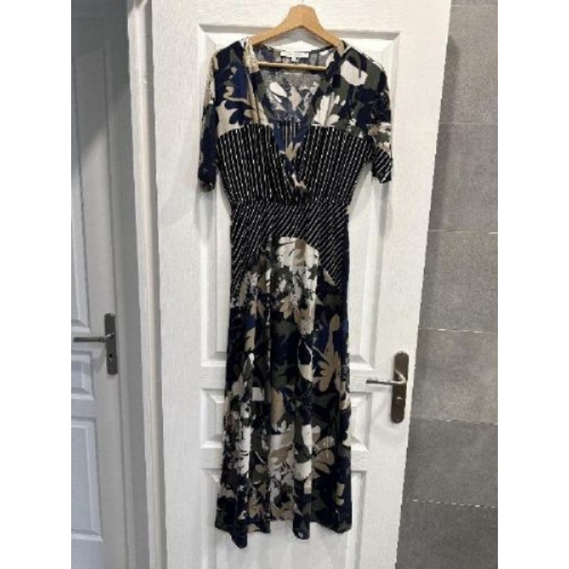 Robe Longue à Motifs LA FÉE MARABOUTEE Taille 38