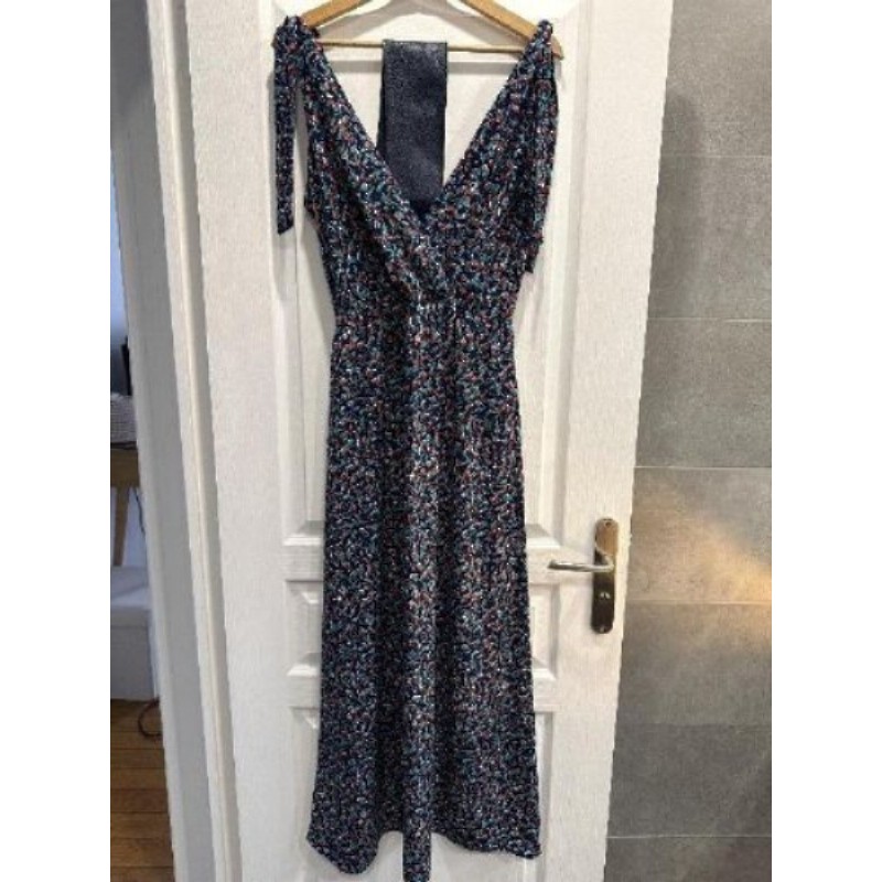 Robe Motifs avec Ceinture TU