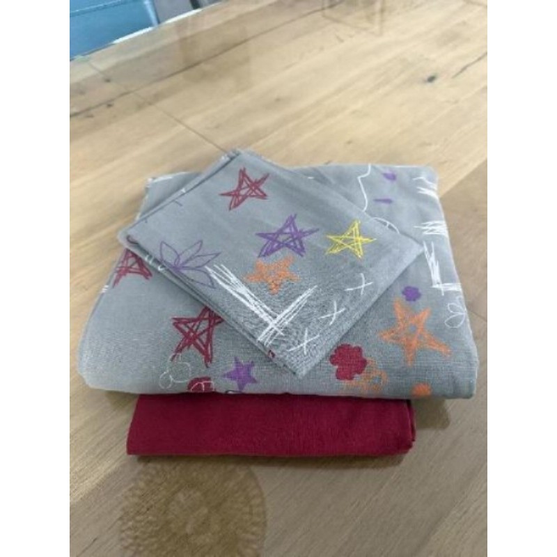Parure Draps 1 Personne Housse de couette + Drap Housse + Oreiller 