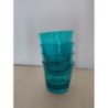 Verres, IKEA, turquoise, lot de 4 pièces