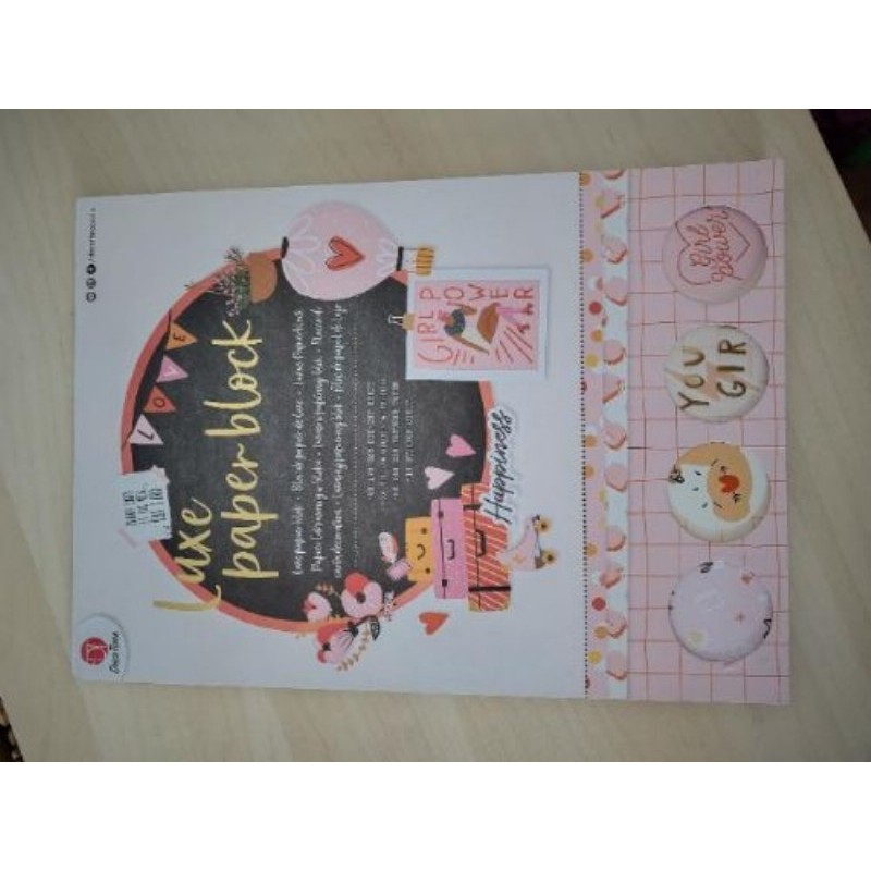 Bloc de papier pour scrapbooking, neuf