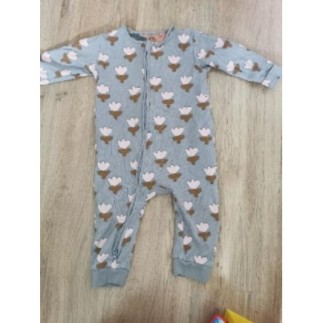 Pijama gris 18m
