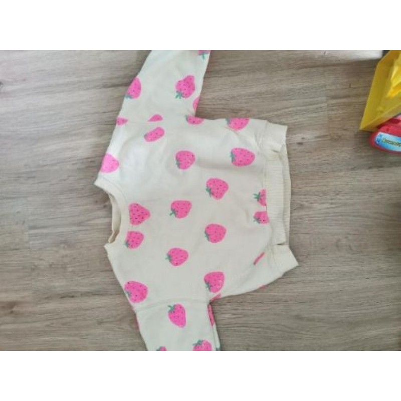 Sweat fraise 18m