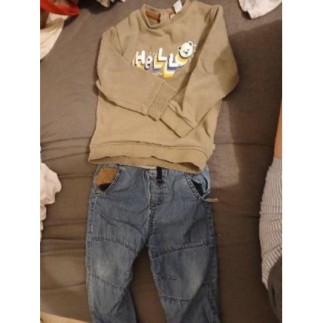 Enssemble 12 mois pantalon...