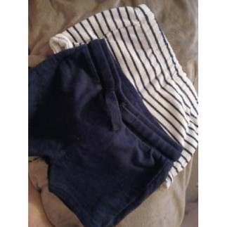 2 short 6 mois gemo et kiabi