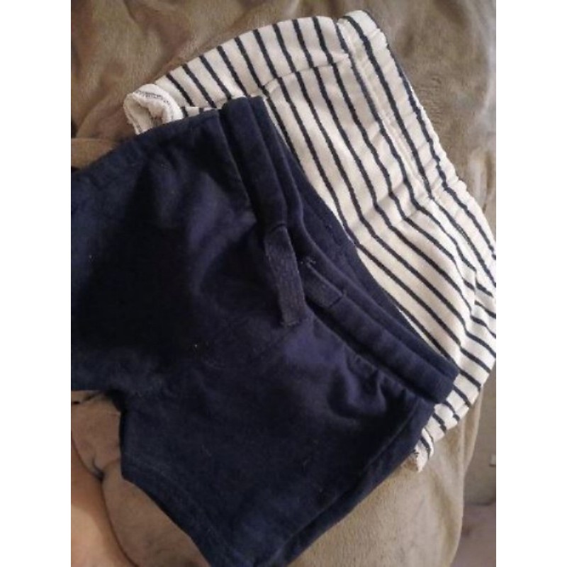 2 short 6 mois gemo et kiabi