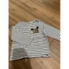 T-shirt orchestra  rayures bleu foncé 23 mois 
