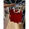 CHEMISIER ROUGE ET BLANC 