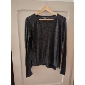 Pull gris chiné 