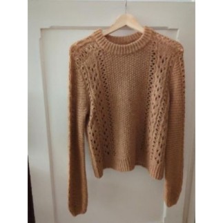 Pull ajouré café TM, Neuf 