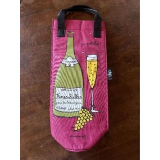 Sac à bouteille rose