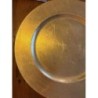 Assiette dorée 
