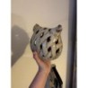 Poule deco bougie ceramique 
