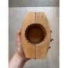 Beurrier en bois motif hermine 