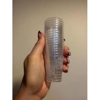 15 Verrines en plastique 