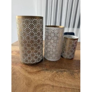 Lot de 3 photophores 