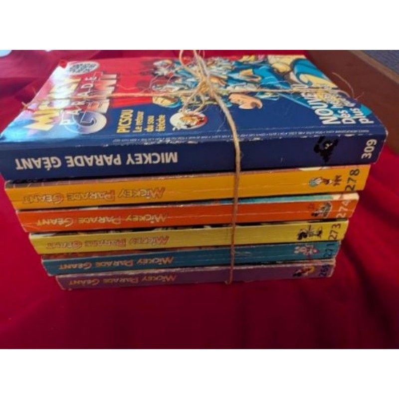 1 lot de 6 Mickey Parade Géant