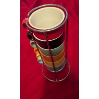 1 lot de 6 tasses