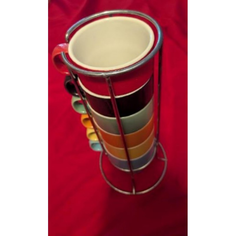 1 lot de 6 tasses
