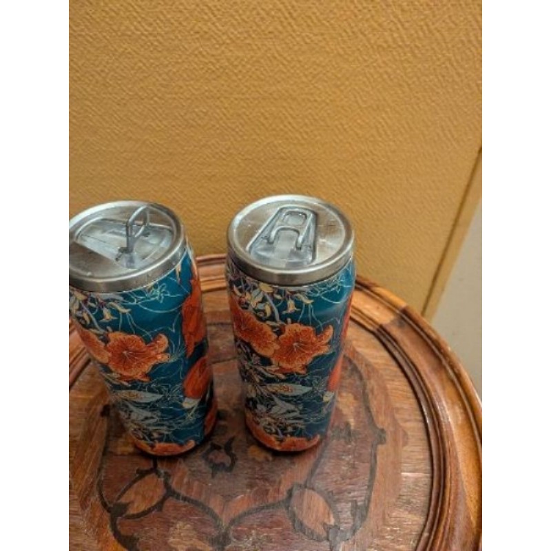 1 lot de 2 gourdes canettes de 0,5L