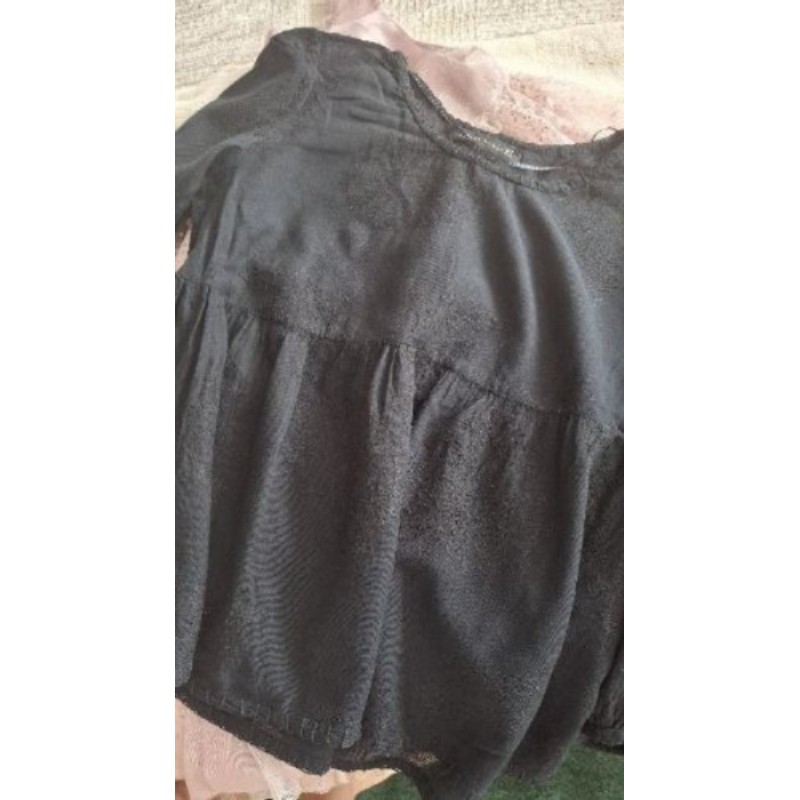 Chemise Noire Zara  taille M