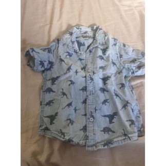 Chemise jeans dinausaures -...