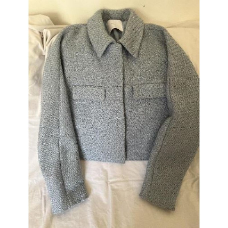 Très jolie veste bleu ciel Mango femme 38/40 très peu portée 