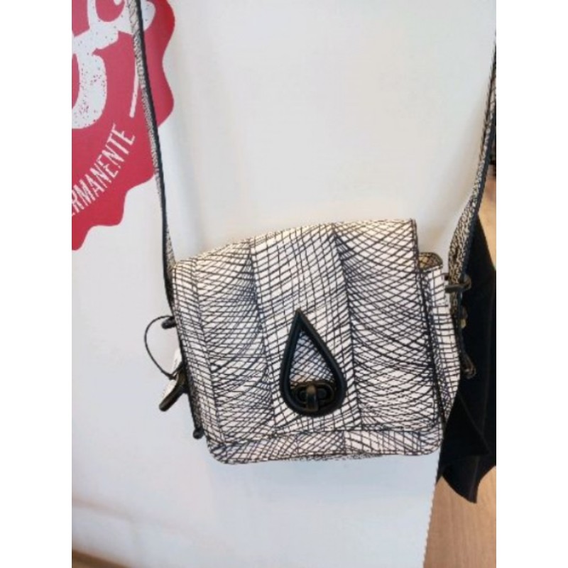 Sac a main blanc et noir kenzo