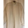Robe pull blanche côtelée Taille L