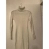 Robe pull blanche à col roulé Taille M