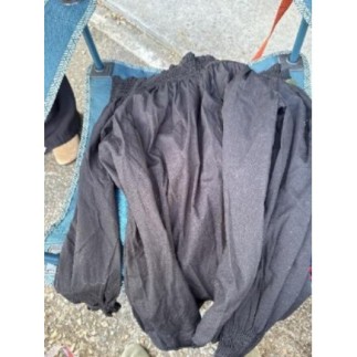 Tunique noir haut élastique Zara taille L