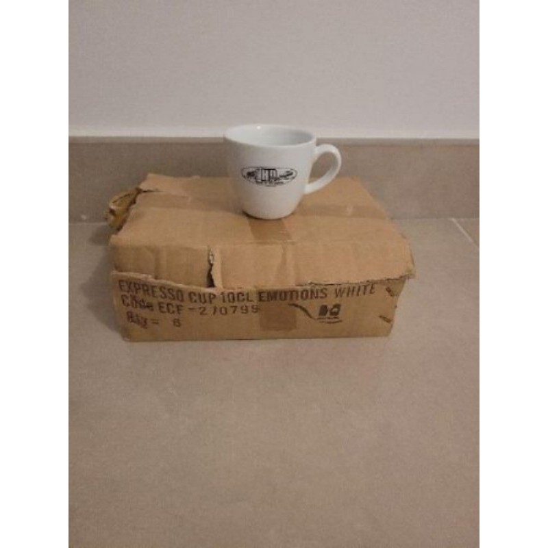 Lot de 6 tasses expresso Blanches 
