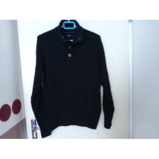 Pull bleu marine col...