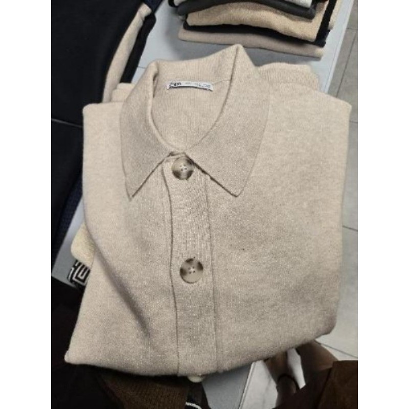 Polo zara beige taille M