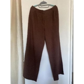 Pantalon marron ample...