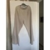 Pantalon fluide à pinces écru Taille 38