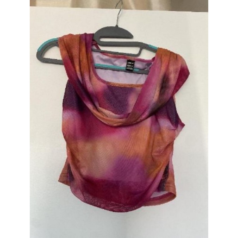Haut sans manches rose violet orange Taille 38