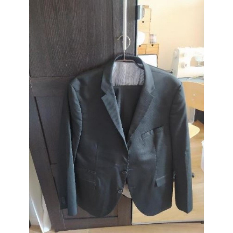 Costume Homme NOIR Veste T54 / Pantalon T46