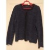 GILET MONOPRIX Bleu Pailleté / gancé Noir T 44/46