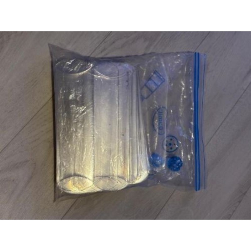 Lot etuis boîtes en plastique transparent dur